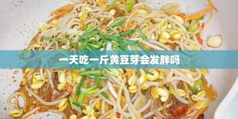 一天吃一斤黄豆芽会发胖吗